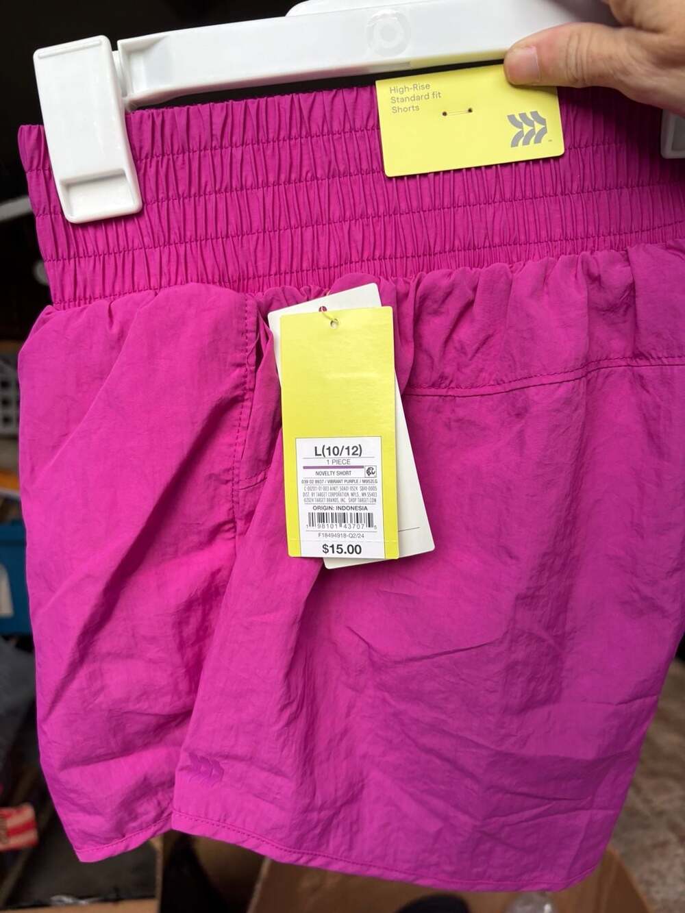 All in Motion Girls High-Rise Standard Fit Novelty Shorts Size L (10/12)